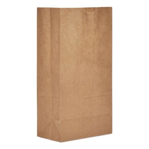 General Grocery Paper Bags, Extra-Heavy-Duty, #5 Size, 5.25" x 3.44" x 10.94", Natural, 500/Bundle