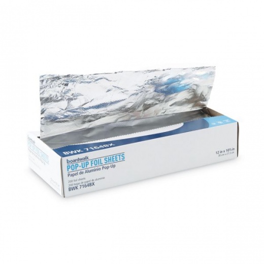 Boardwalk Heavy-Duty Aluminum Foil Pop-Up Sheets