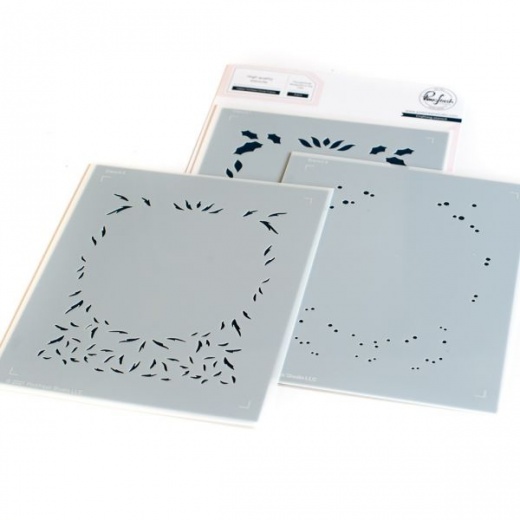 Pinkfresh Studio Stencils 4.25"X5.25" 3/Pkg