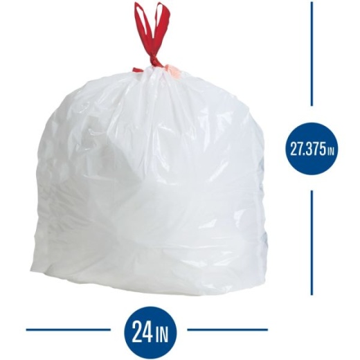 Hefty Strong 13 Gallon Scented Kitchen Trash Bag, 24 x 27.75