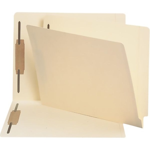 Smead End Tab Fastener Folders with Shelf-Master Reinforced Tab - Letter - 8.5" x 11"