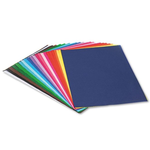 Pacon Spectra Assorted Color Tissue Pack - 12" x 18", 25 Colors, Pack Of 100 Sheets