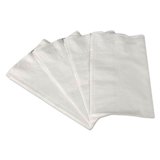 Scott 1/8-Fold Dinner Napkins, 2-Ply, 17 X 14 63/100, White, 300/Pack, 10 Packs/Carton