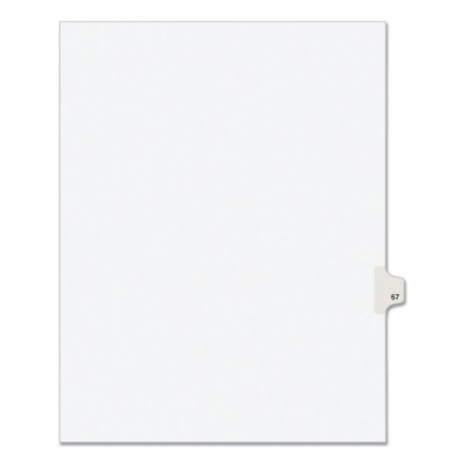 Avery Preprinted Legal Exhibit Side Tab Index Dividers