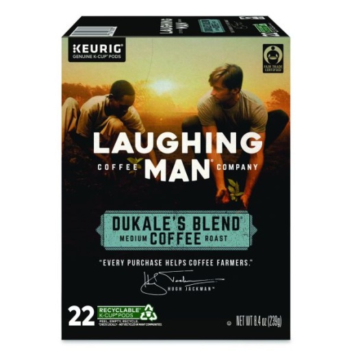 Laughing Man Coffee Company Dukale's Blend K-Cup Pods