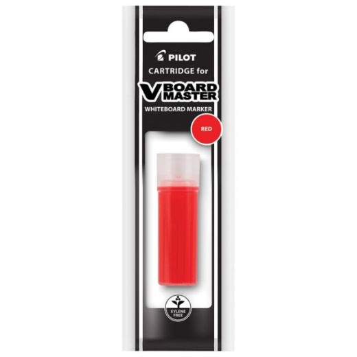 Pilot V-Board Master Begreen Dry-Erase Marker Refill, Red