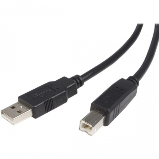 3ft High Speed Certified USB 2.0 A to B Cable - Black