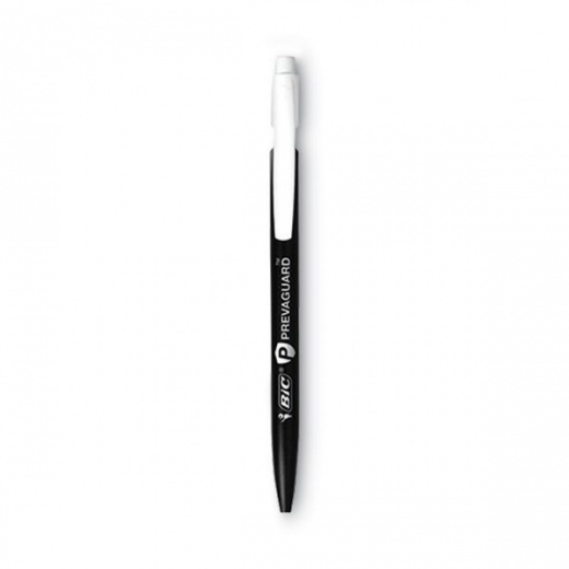 Bic Prevaguard Media Clic Mechanical Pencils, 0.7 mm, HB (#2), Black Lead, 6 Black Barrel/6 Blue Barrel, Dozen
