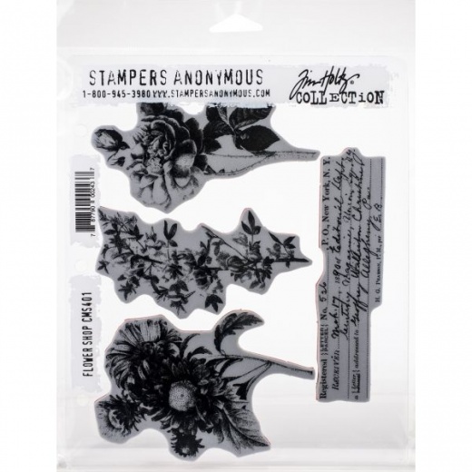 Tim Holtz Cling Stamps 7"X8.5"