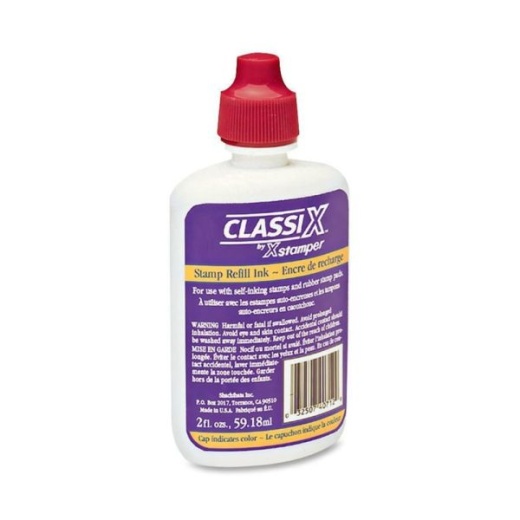 Xstamper Classix Custom Self-Inking Refills - Red Ink - 2 fl oz