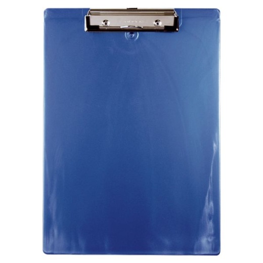 Saunders 96% Recycled Plastic Clipboard, Letter Size, 12 1/2"H x 9"W x 1/2"D, Ice Blue