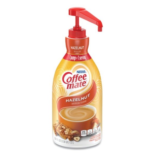 Nestle Coffee Mate Hazelnut Liquid Creamer Pump Bottle - Gluten-Free