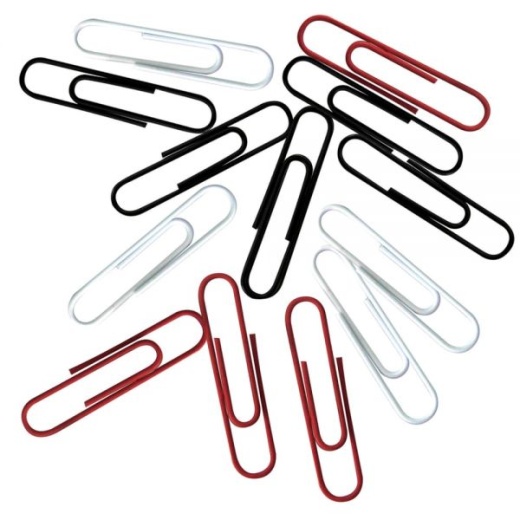 Vinyl Paper Clips, Pack Of 200, Jumbo, Assorted Colors