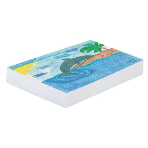 Pacon Plain White Newsprint Paper - 18" x 24", Pack of 500 Sheets