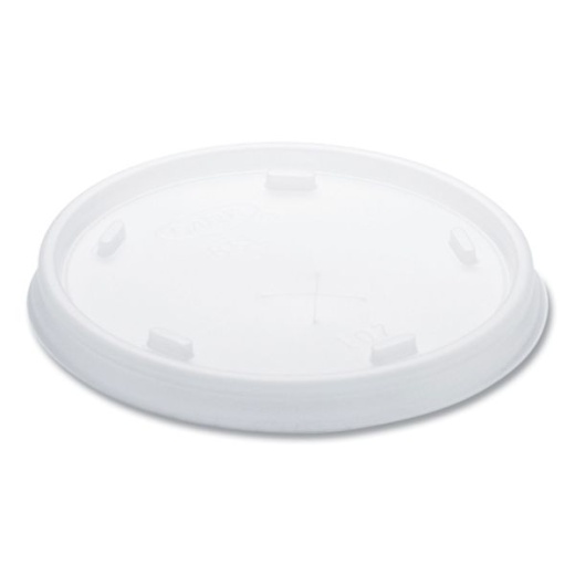 Dart Plastic Cold Cup Lids, Fits 8 Oz To 9 Oz Cold Cups, Translucent, 100/Pack, 10 Packs/Carton
