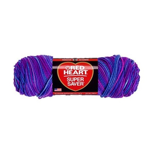 Red Heart Super Saver Yarn - Grape Fizz