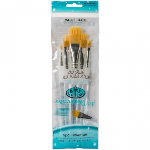 Royal Langnickel Aqualon Filbert Wisp Brush Set