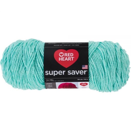Red Heart Super Saver Yarn - Minty