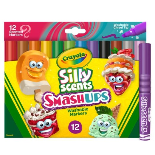 Crayola Silly Scents Chisel Tip Washable Markers 12/Pkg