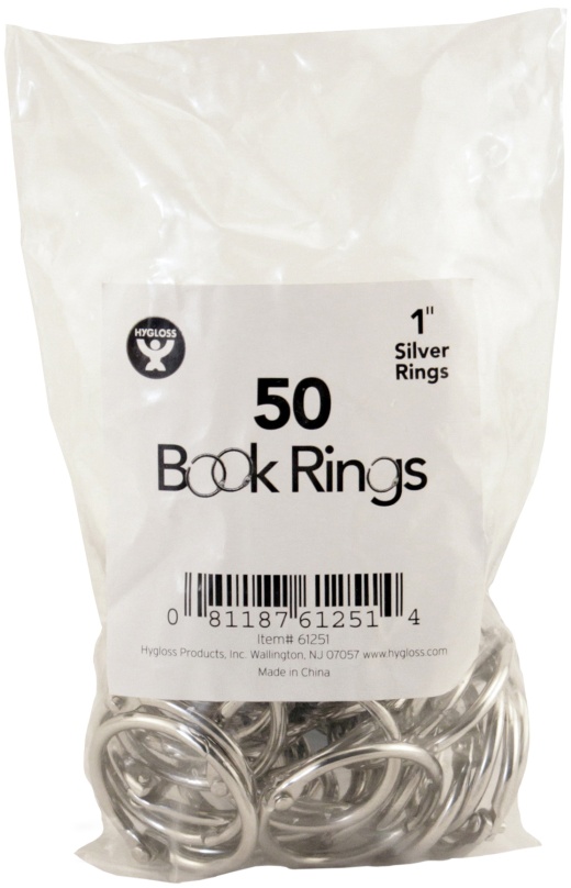 Book Rings 50/Pkg