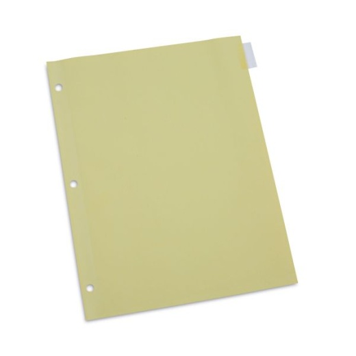 Universal Insertable Tab Index, 8-Tab, 11 X 8.5, Buff, Clear Tabs, 24 Sets