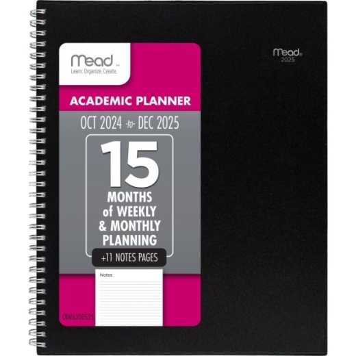 2024-2025 Mead Basic Weekly/Monthly Planner