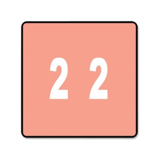 Smead DCC And DCCRN Color-Coded Numeric Labels - Pink, 250/Roll