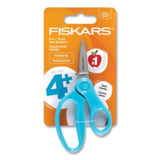 Fiskars Pointed-tip Kids Scissors Classpack, 5, Assorted Colors
