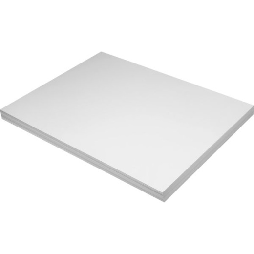 Pacon Tag Board, 18" x 24", 150 Lb, White, Pack Of 100