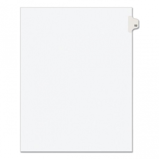 Avery Preprinted Legal Exhibit Side Tab Index Dividers
