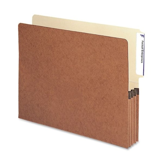 Smead Redrope End-Tab File Pockets, Letter Size, 3 1/2" Expansion