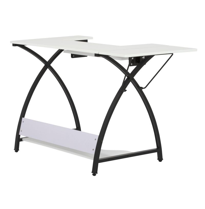 Comet Hobby / Sewing Machine Table In Black / White