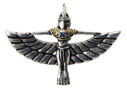 Isis Amulet for Magical Inspiration - Winged Isis Pendant