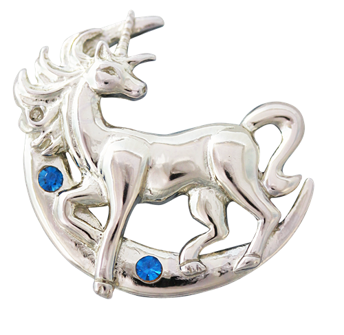 Lunar Unicorn Pendant for Making Good Decisions by Anne Stokes