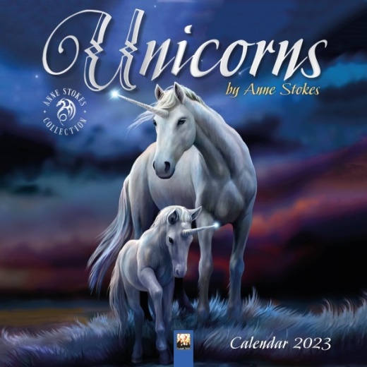 2023 Unicorns Wall Calendar By Anne Stokes