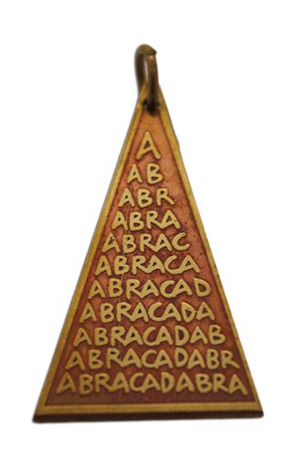 Abraca Triangle Charm For Unexpected Good Fortune