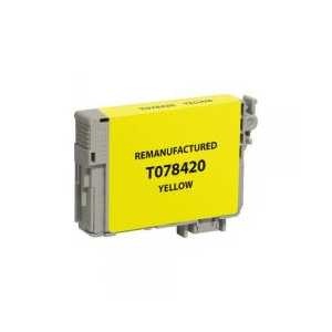 Epson OEM 78, T078420 Remanufactured Inkjet Cartridge: Yellow, 515 Yield, 11ml