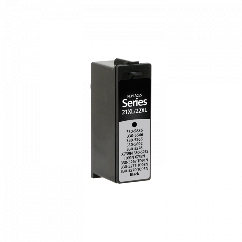 Dell OEM 3305253/3305255 Compatible Inkjet Cartridge: Black, 500 Yield
