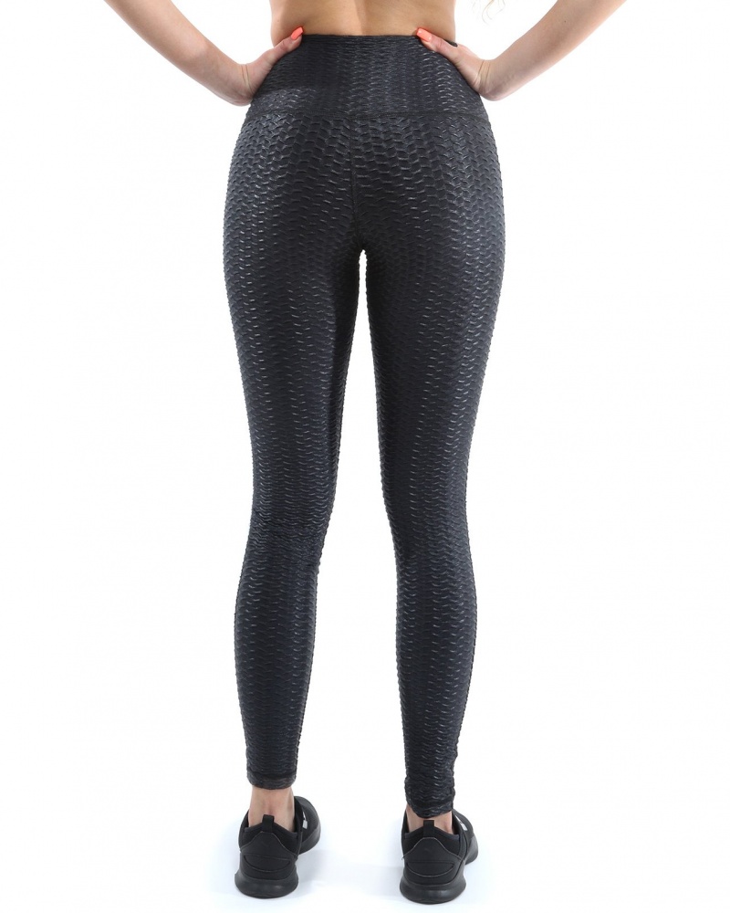 Genova Activewear Set - Leggings & Sports Bra - Black [Made In Italy] Size Small Color One Color