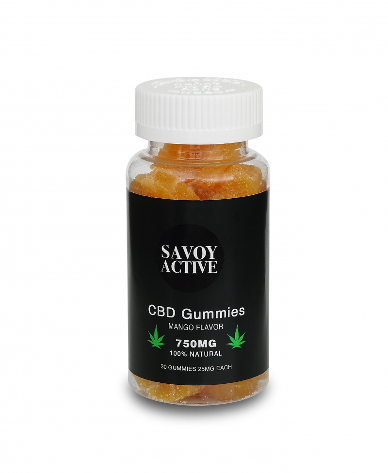 Cbd Gummies - Mango Flavor - 750Mg Cbd - 100% Natural - 30 Gummies (25Mg Each) - Made In Usa Color One Color Size One Size