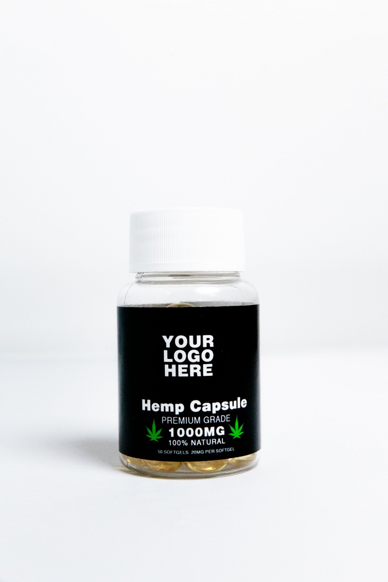 Hemp Seed Oil Capsules - Premium Grade - 100% Natural - 1000Mg - 50 Softgels Color One Color Size One Size