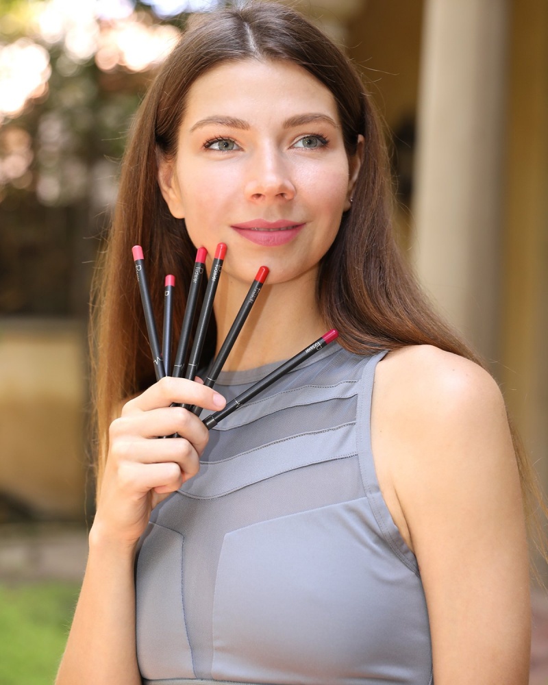 Pudaier 6 Colors/Set Lip Liner Professional Matte Lip Liner Pencil Set Waterproof Long Lasting Smooth Natural Lip Liner Color One Color Size One Size