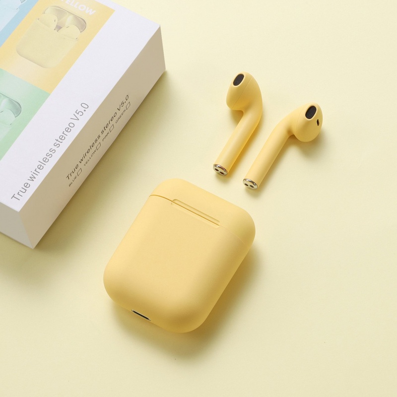 Macaron Earbuds - Yellow Macaron Earbuds - Yellow Color One Color Size One Size