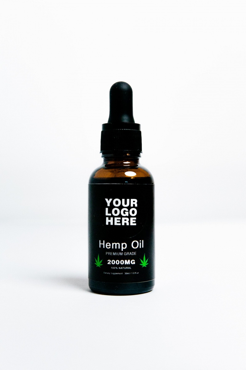 Hemp Seed Oil - Premium Grade - 100% Natural - 2000Mg - 1 Fl. Oz. / 30 Ml. Color One Color Size One Size