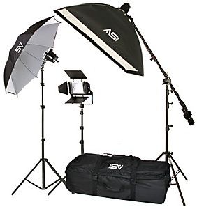 Smith Victor K78/401440 3-Light 1850-watt Professional Portrait Kit
