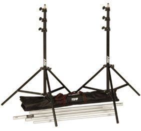 Smith-Victor 12.5 Feet Background Paper Rack, Light Stands and Carry Case: Model # Grande BPR