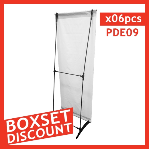 24" X 63" H Banner Stand - Box Set [ 6 Units/Box ]