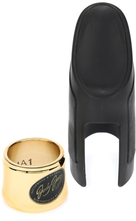 Jodyjazz Ma1 Power Ring Ligature With Cap For Metal Alto Saxophone Mouthpiece - Gold
