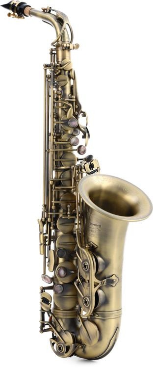 Growling Sax Uprise Series Professional Alto Saxophone - Satin Antique Dark