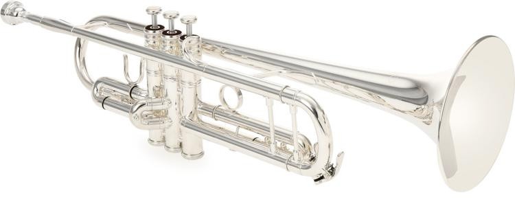 Xo 1604S Professional Bb 3-Valve Trumpet - Silver-Plated